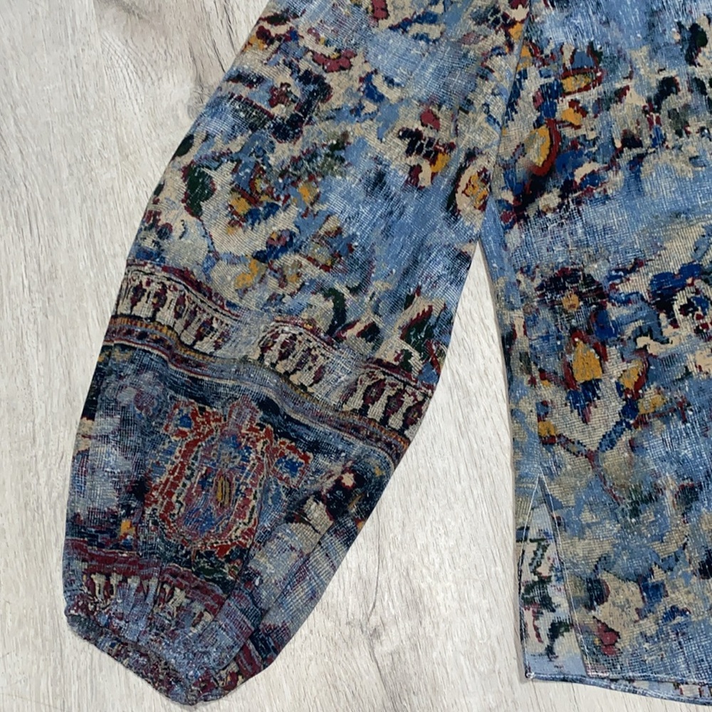 Kobi Halperin Silk Molly Ruffle Trimmed Printed Blouse - Picture 5 of 10